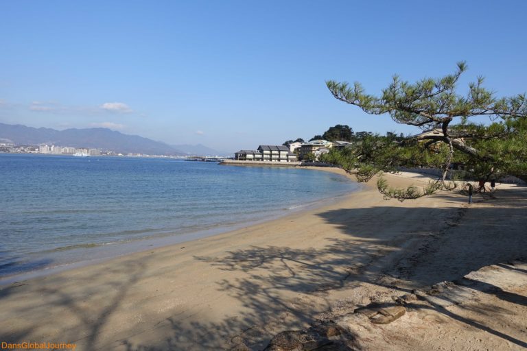 A beach on Miyajima