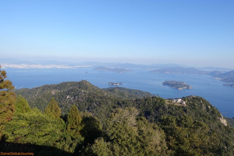 The view from Mount Misen